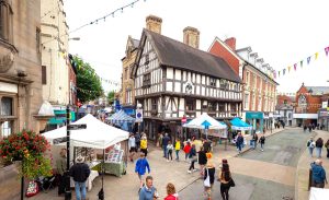 Oswestry town centre