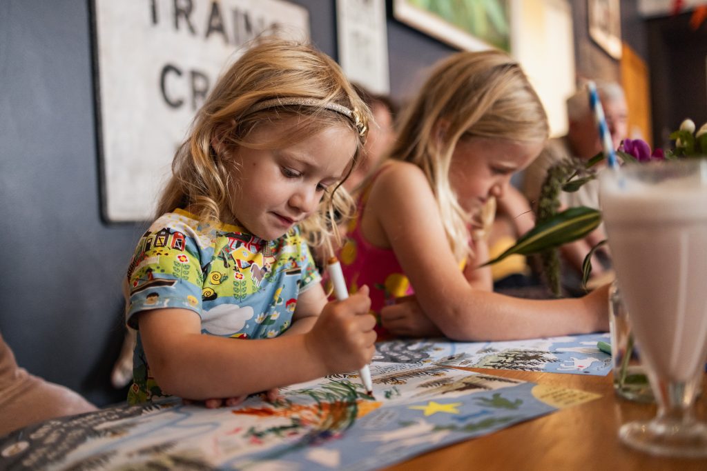 Children drawing