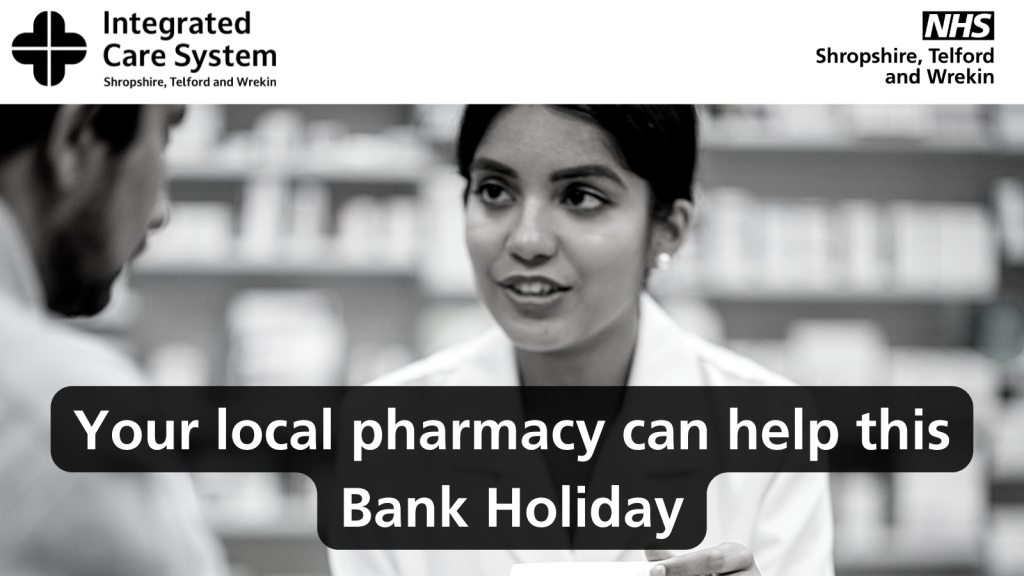 Pharmacies may be open to help this Bank Holiday graphic