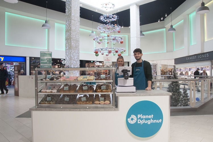 The Planet Doughnut kiosk in the Darwin Centre