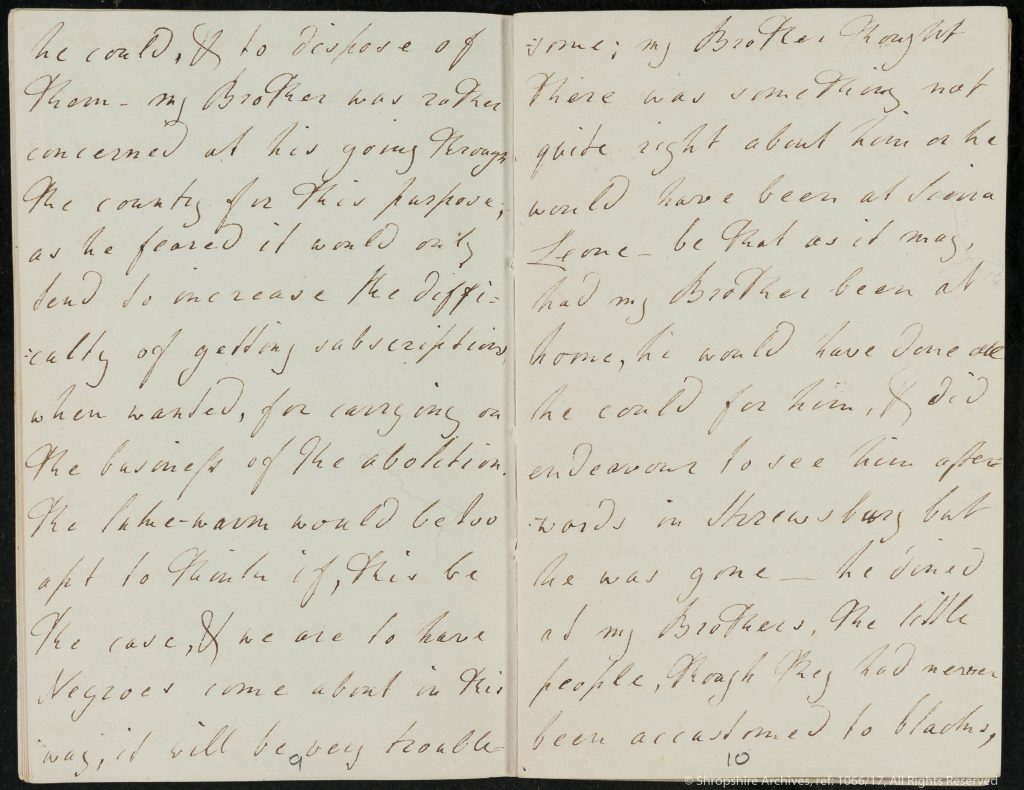 Extract from the diary of Katherine Plymley, 19 May 1793 - 17 Aug 1793