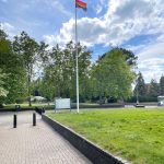 Rainbow flag flying at Shirehall, Shrewsbury