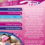 Road to the Race for Life: free training sessions at Shrewsbury Sports Village poster