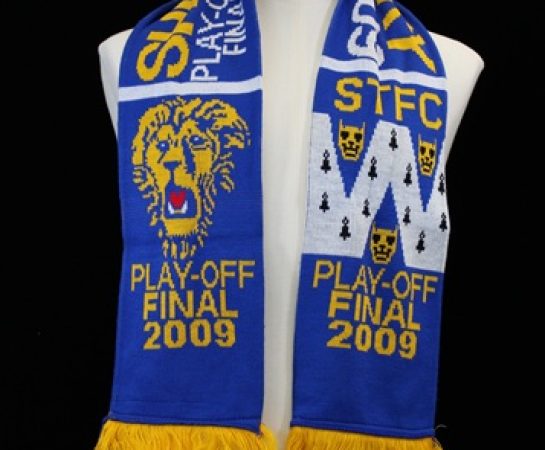 Shrewsbury Town FC scarf from their trip to Wembley in 2009