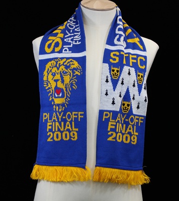 Shrewsbury Town FC scarf from their trip to Wembley in 2009
