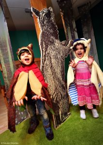 An image of two children at the Bears exhibition. Bears opened at Shrewsbury Museum and Art Gallery on 16 February 2019 and will be open until Sunday 28 April 2019.