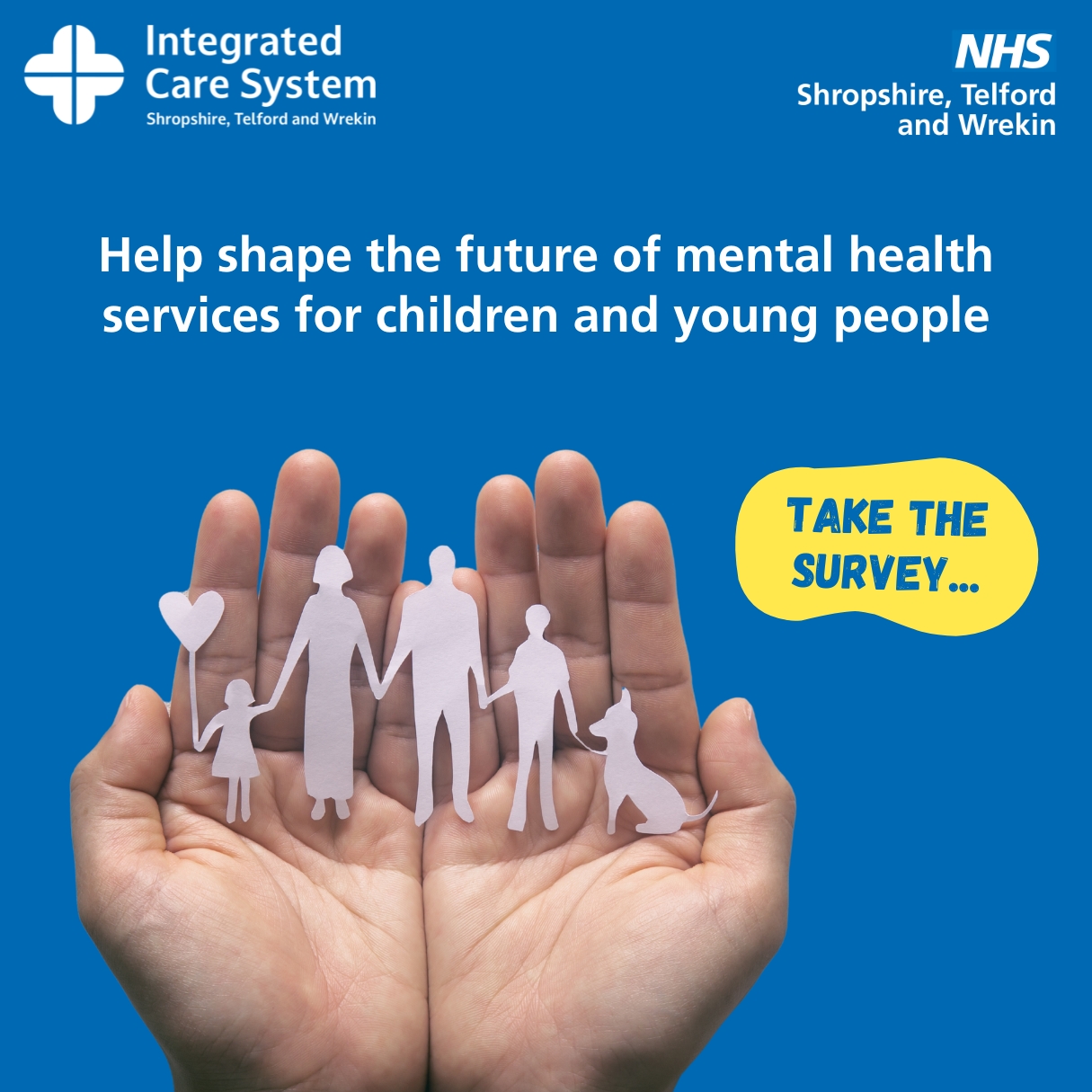 Have your say on emotional wellbeing and mental health services for children and young people in Shropshire, Telford, and Wrekin