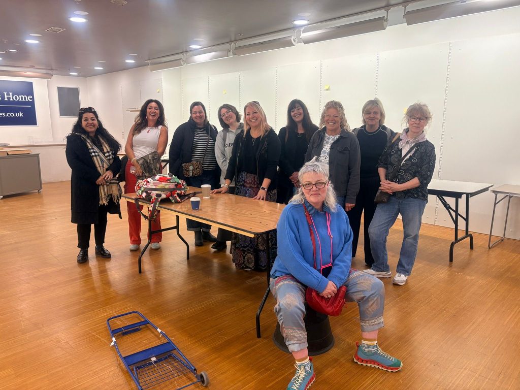 The Shropshire based designer makers and artists taking part in this year’s Artisan Showcase, and the Shropshire Growth Hub’s Anna Sadler (second from the right) 