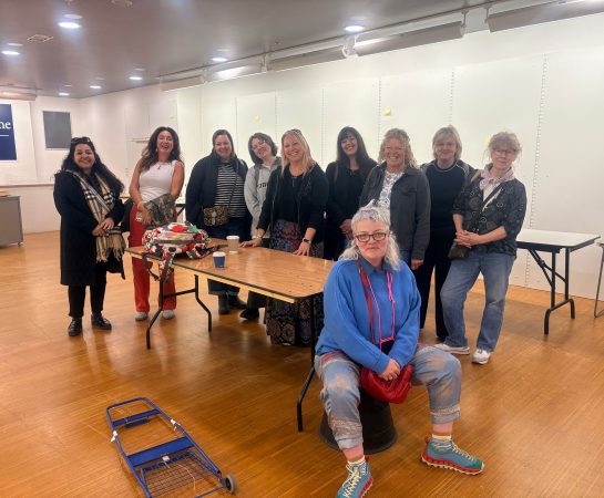 The Shropshire based designer makers and artists taking part in this year’s Artisan Showcase, and the Shropshire Growth Hub’s Anna Sadler (second from the right)
