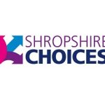 A logo for the Shropshire Choices website, which provides a wealth of information and contacts to suit all customers who are in need, or want to explore, help with their lives and care needs.