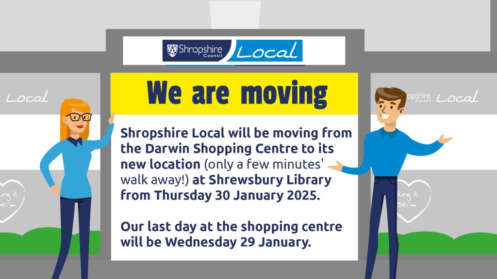 Shropshire Local moves to Shrewsbury Library from 30 January 2025