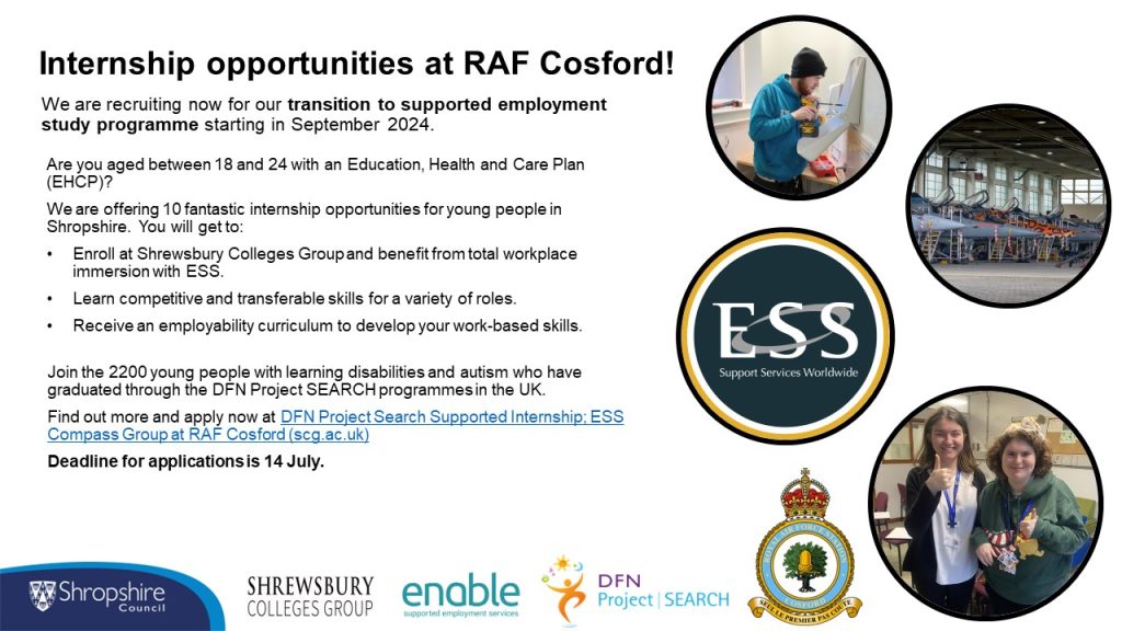 10 Internships opportunities at RAF Cosford