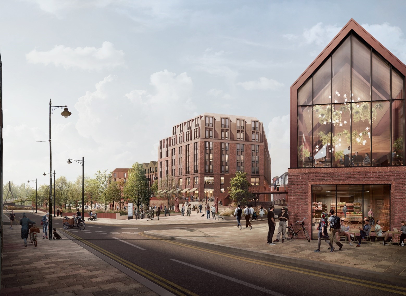 A visual of what the Smithfield Riverside site could look like.
