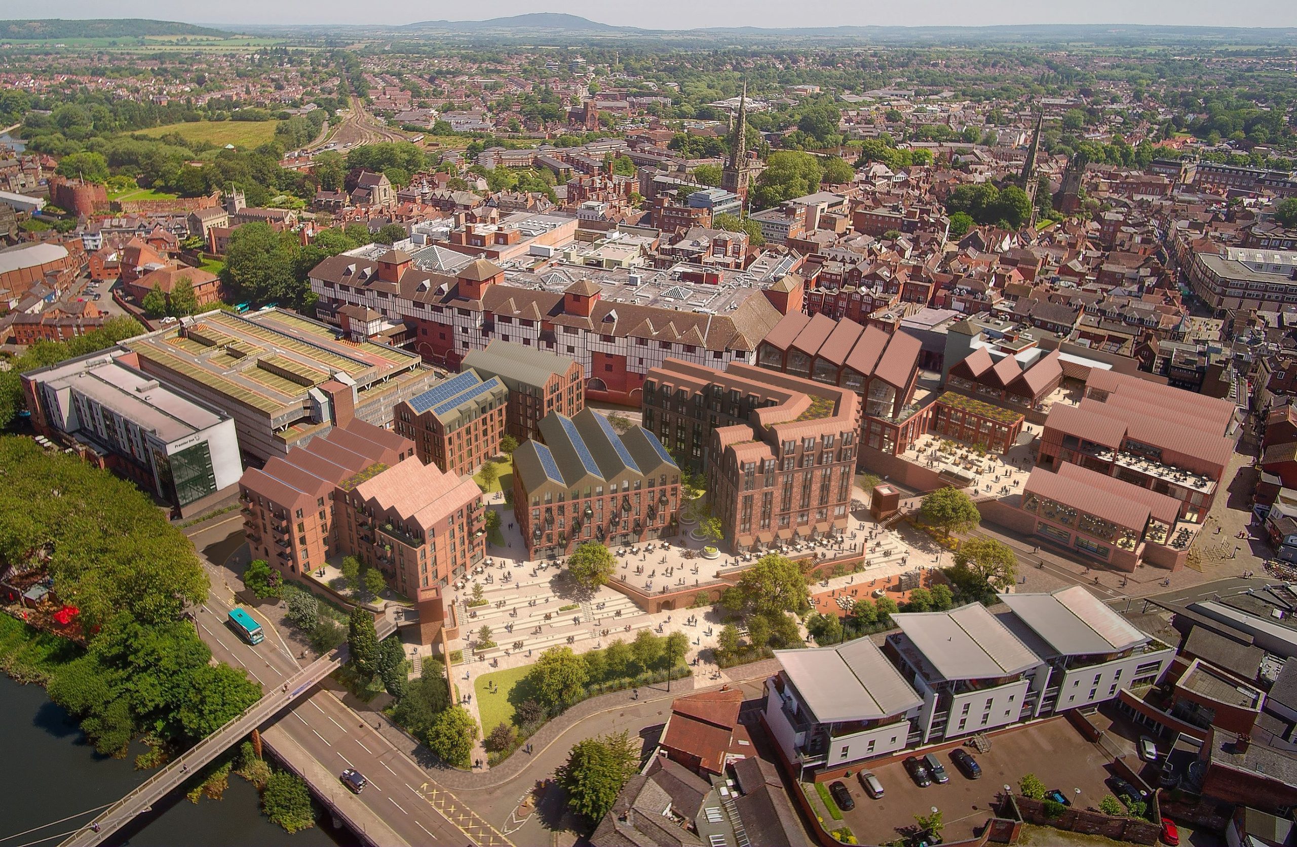 Artist's impression of how the Smithfield Riverside site could look.