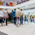 An image of people in the foyer at Theatre Severn. A consultation is currently open to help improve access to Theatre Severn and the Old Market Hall cinema.
