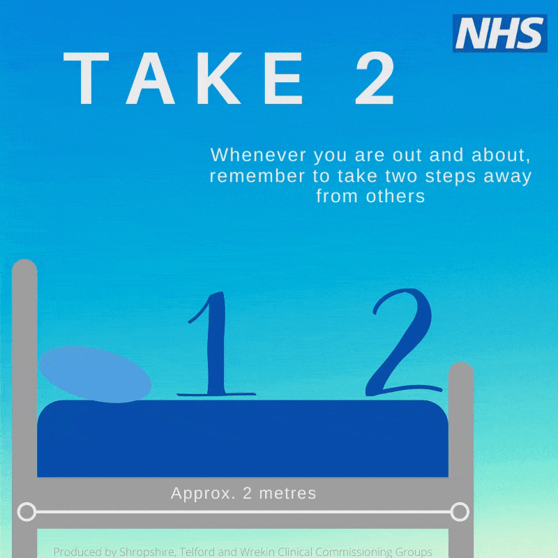 'Take 2' animated graphic