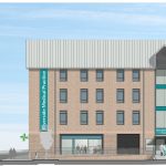 An artist's impression of how the new Riverside Medical Practice will look