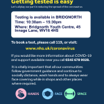 Covid testing is now available in Bridgnorth