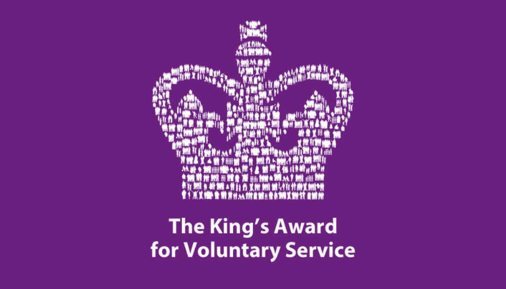 The Kings Award for Voluntary Service logo