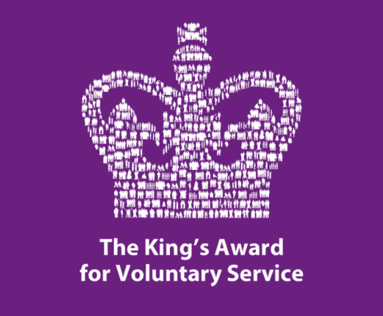 The Kings Award for Voluntary Service logo