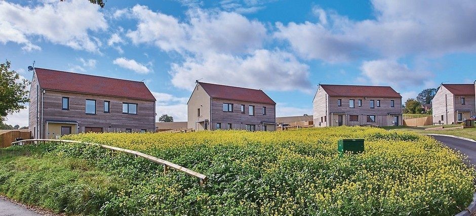 The Passivhaus Community-Led Housing Scheme at Callaughton’s Ash in Much Wenlock (Picture Credit: SJ Roberts)