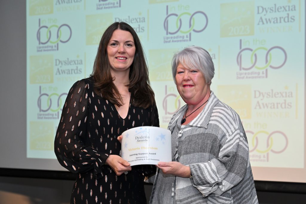 Victoria Thornton (left), with awards sponsor Sally Joyner from in The Loop.