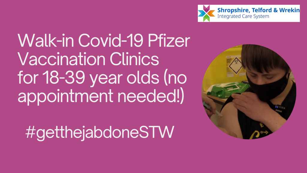 Coronavirus: Walk-in COVID-19 vaccination clinics for 18