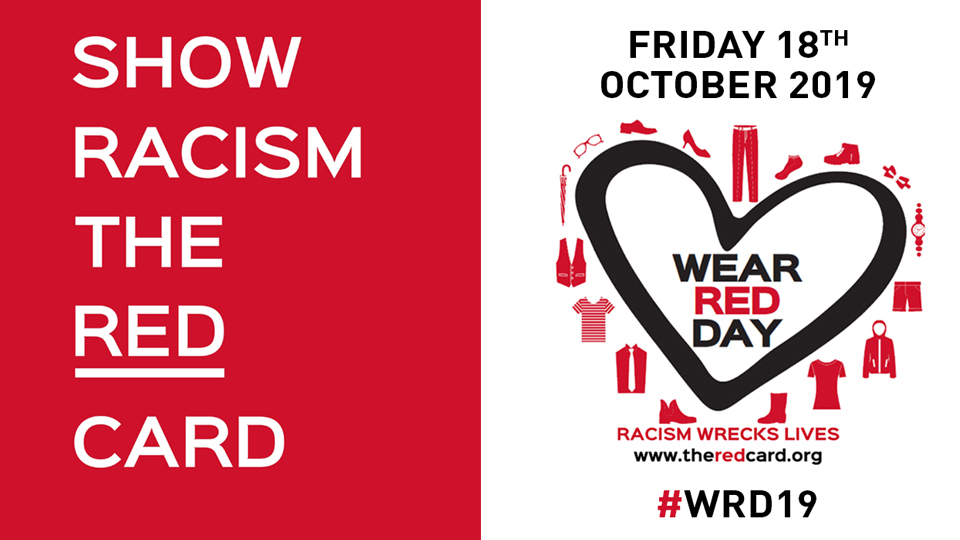 Wear Red Day - Friday 18 October 2019