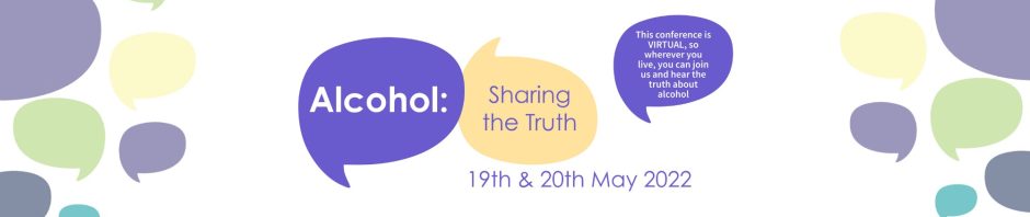 "Alcohol: Sharing the Truth" virtual conference logo