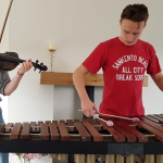 Musicians Beth Salisbury and George Arthur