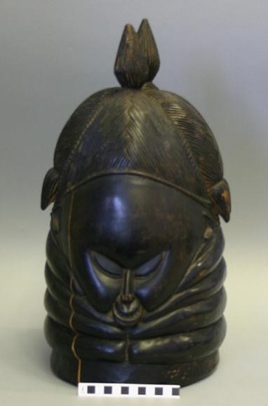 Mask from the Mende tribe of Sierra Leone. Copyright: Shropshire Museums