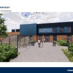 Bowbrook Primary School - elevation strategy mock-up