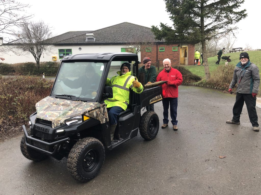 New electric buggy at Severn Valley Country Park