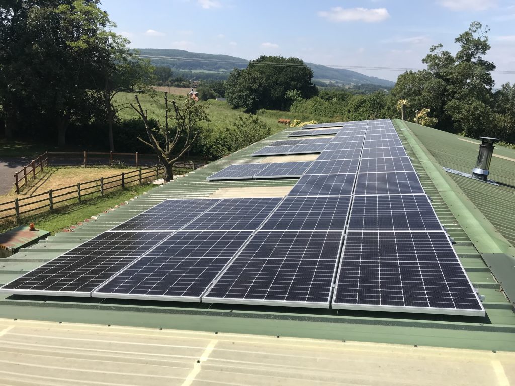 Pearce Cycles, Ludlow solar panels