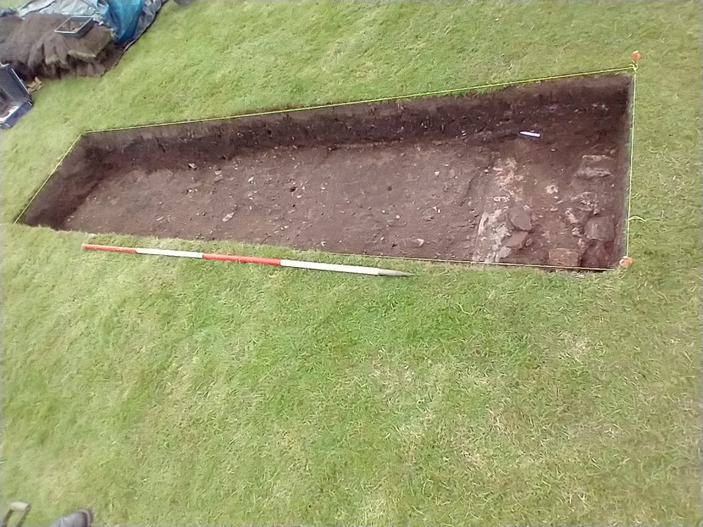 Shrewsbury Castle dig - day 1
