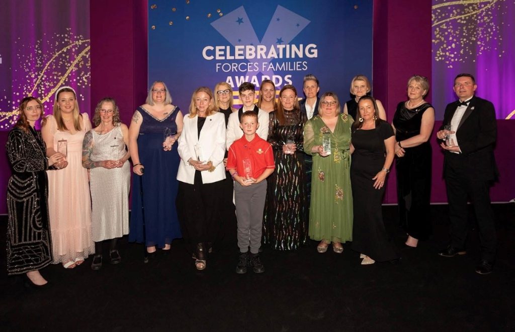 The Category winners at the Celebrating Forces Families Awards 2025