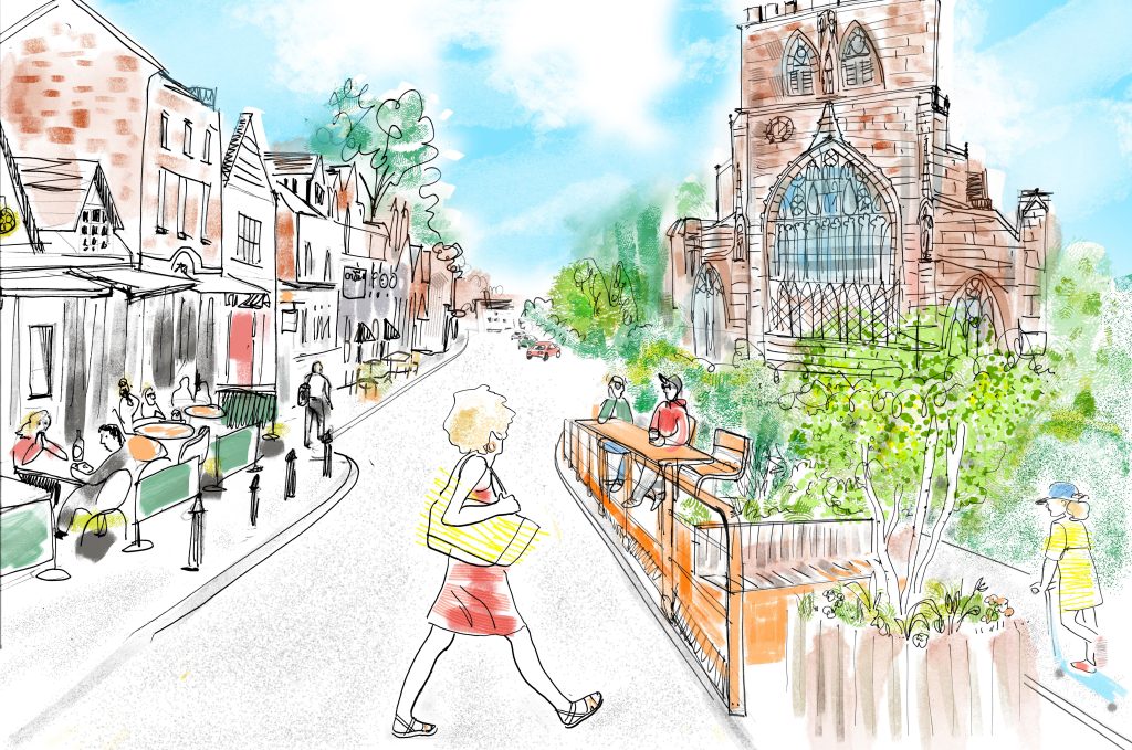 Artist's impression illustrated by Cherie Jerrard