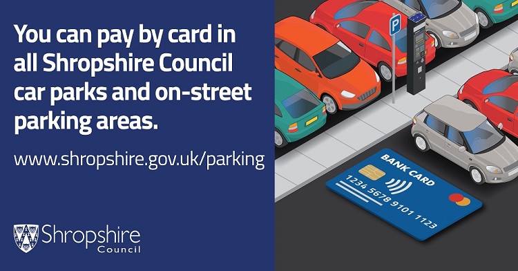 Pay by card parking infographic