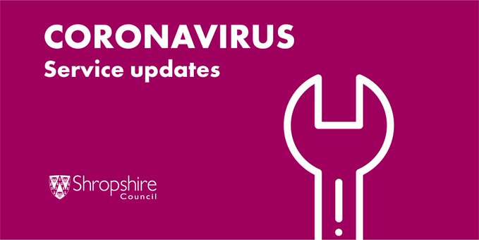 Coronavirus - service updates graphic