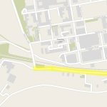 Map showing the route of the new path
