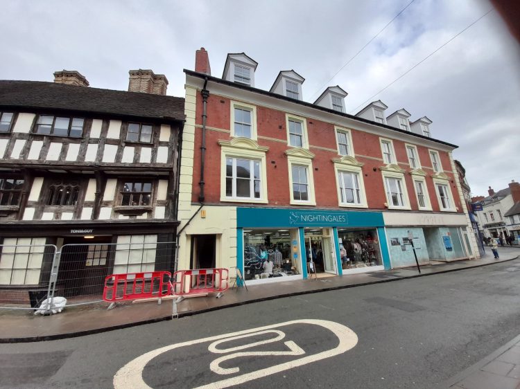 Cross Street, Oswestry building