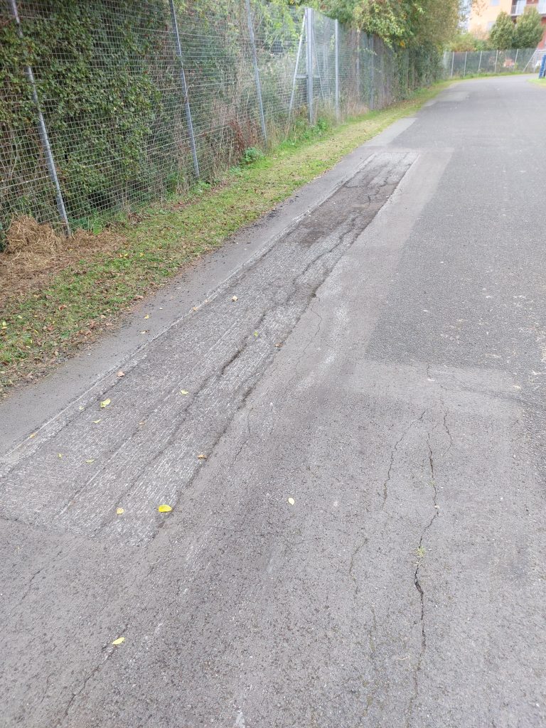 The cycle track at Shrewsbury Sports Village