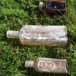 Medicine bottles: likely Victorian or later? (Picture credit: B. Christian)