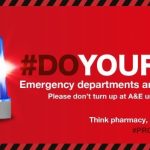 Emergency services are currently very busy. Think pharmacy, GP and NHS 111 first