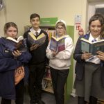 Founder members of the Ellesmere teen’s book club, (from left ) Victoria Moughton, Josh Martin, Evie Edwards and Charlotte Hynes  (Picture: David Atkinson)