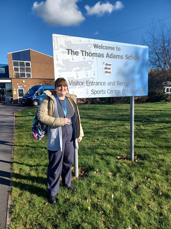 Jessica is now working at Thomas Adams School in Wem thanks to the support of Enable’s IPS service.