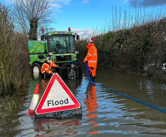 The floods clear-up