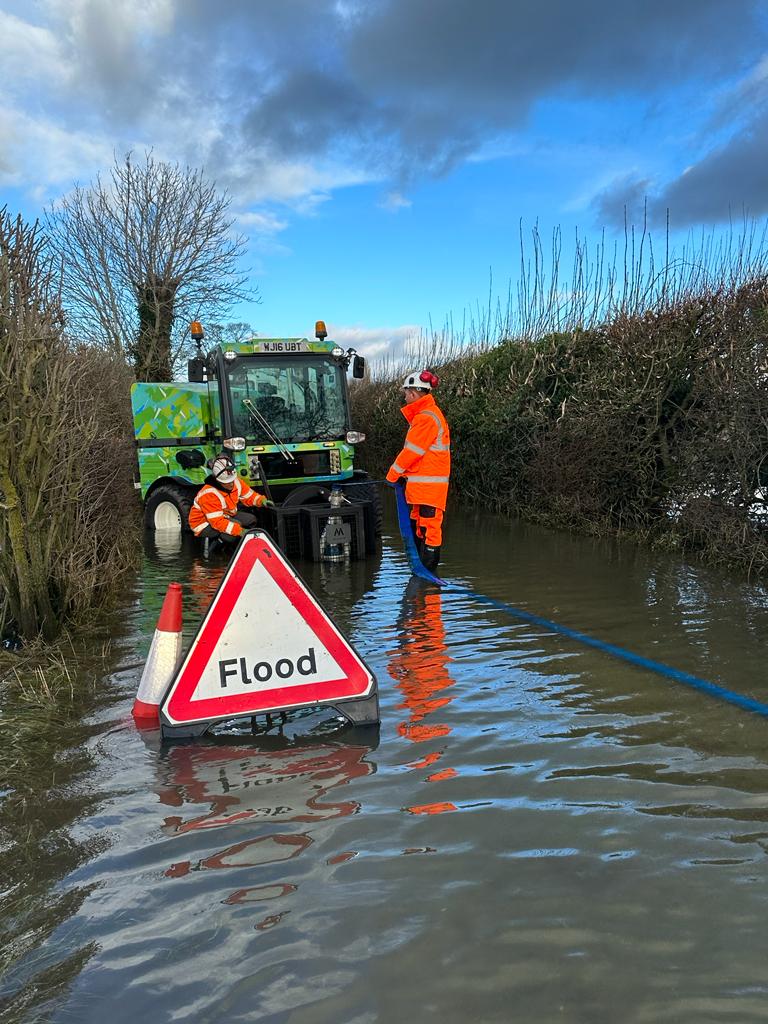 The floods clear-up
