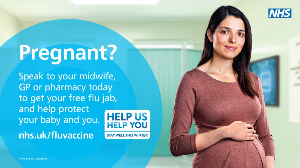 Flu jabs - for pregnant people