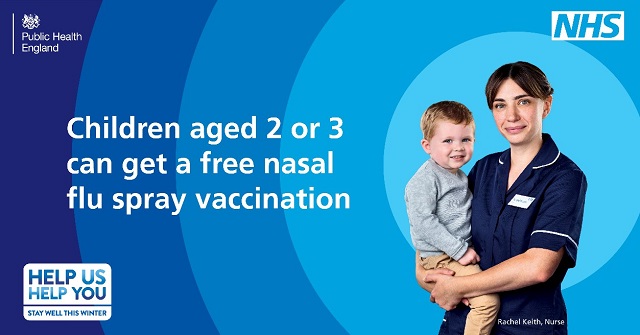 Parents urged to protect their child with free flu vaccination as ...